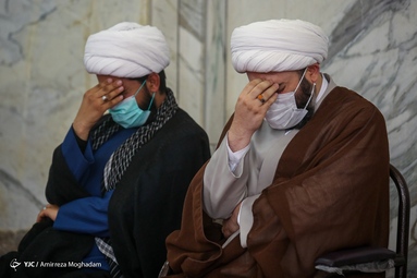 مراسم بزرگداشت شهدای رمضان حرم مطهر رضوی - مدرسه عالی شهید مطهری تهران