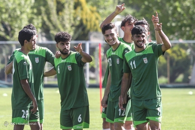 تمرین تیم ملی امید ایران