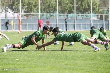 تمرین تیم ملی امید ایران
