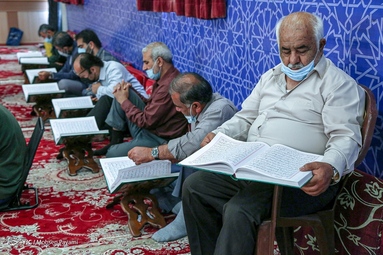 مراسم جزء خوانی قرآن کریم - حسینیه ثارالله بوشهر