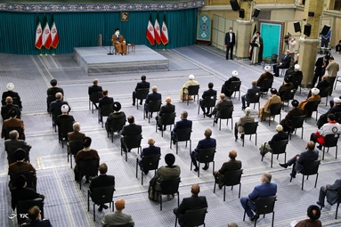 دیدار مسئولان نظام با مقام معظم رهبری