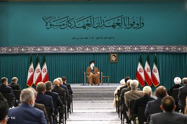 دیدار مسئولان نظام با مقام معظم رهبری