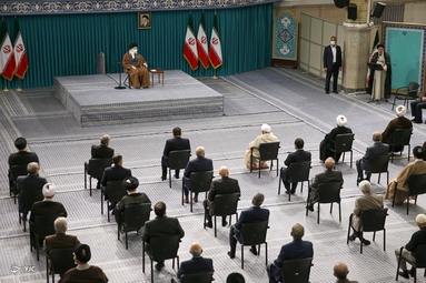 دیدار مسئولان نظام با مقام معظم رهبری