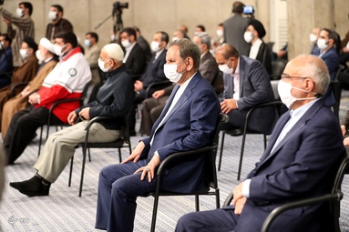 دیدار مسئولان نظام با مقام معظم رهبری