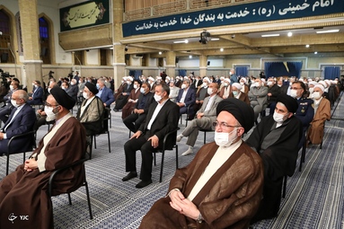 دیدار مسئولان نظام با مقام معظم رهبری
