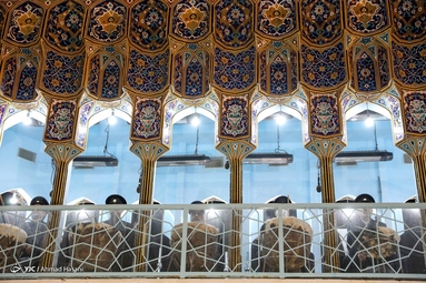 نآیین نقاره ‌زنی در حرم مطهر امام رضا (ع)