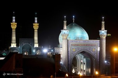 نآیین نقاره ‌زنی در حرم مطهر امام رضا (ع)