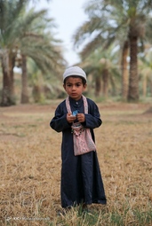 برگزاری آیین سنتی گرگیعان به مناسبت نیمه رمضان در روستای علوه از توابع اهواز - خوزستان
