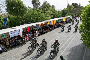 مراسم رژه ۲۹ فروردین سالروز ارتش جمهوری اسلامی ایران - شیراز