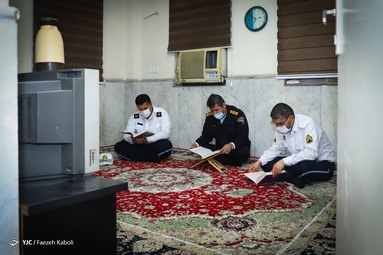 ضیافت افطار در مرکز پلیس راهور - گرگان