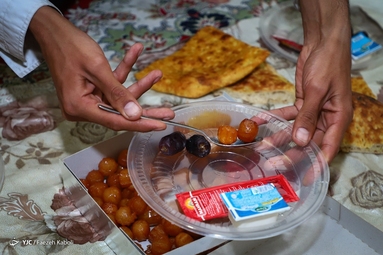 ضیافت افطار در مرکز پلیس راهور - گرگان