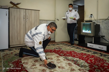 ضیافت افطار در مرکز پلیس راهور - گرگان