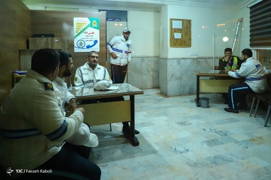 ضیافت افطار در مرکز پلیس راهور - گرگان