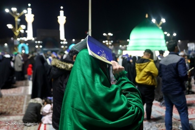 مراسم احیای شب قدر نوزدهم رمضان - حرم مطهر رضوی