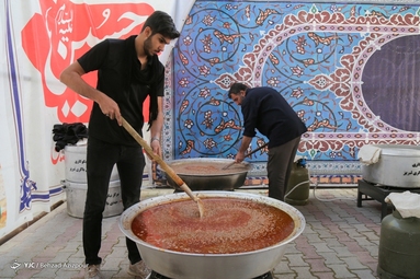 پخت ۷۲ دیگ غذای گرم - تبریز