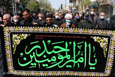 دسته عزاداری به مناسبت شهادت حضرت علی (ع) - زنجان