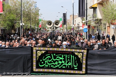 دسته عزاداری به مناسبت شهادت حضرت علی (ع) - زنجان