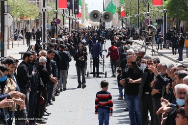 دسته عزاداری به مناسبت شهادت حضرت علی (ع) - زنجان