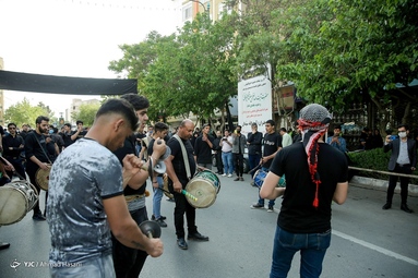 آیین عزاداری دسته علوی - مشهد مقدس
