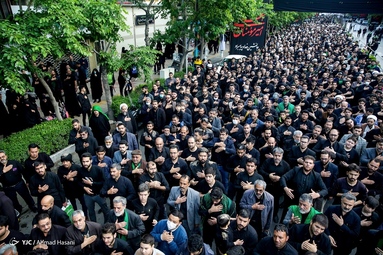 آیین عزاداری دسته علوی - مشهد مقدس