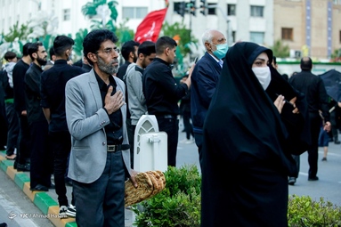 آیین عزاداری دسته علوی - مشهد مقدس