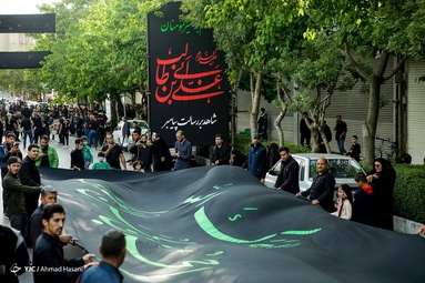 آیین عزاداری دسته علوی - مشهد مقدس