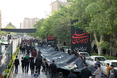 آیین عزاداری دسته علوی - مشهد مقدس