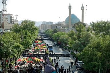 آیین عزاداری دسته علوی - مشهد مقدس