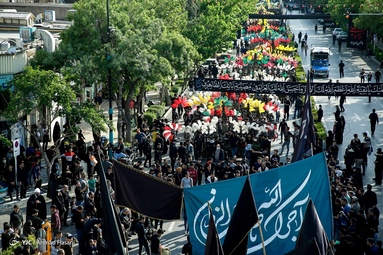 آیین عزاداری دسته علوی - مشهد مقدس