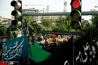 آیین عزاداری دسته علوی - مشهد مقدس