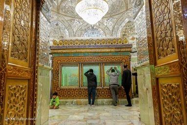 مراسم احیای شب قدر بیست و سوم ماه رمضان ۱۴۰۱ - حرم مطهر حضرت جعفر بن موسی کاظم معروف به «شاهرضا (ع)»