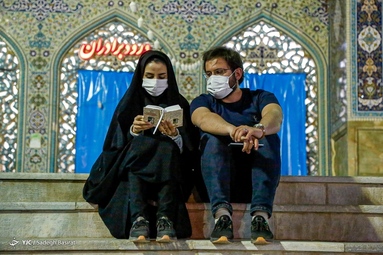 مراسم احیای شب قدر بیست و سوم ماه رمضان ۱۴۰۱ - حرم مطهر حضرت جعفر بن موسی کاظم معروف به «شاهرضا (ع)»