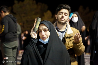 مراسم احیای شب قدر بیست و سوم ماه رمضان ۱۴۰۱ - حرم مطهر حضرت جعفر بن موسی کاظم معروف به «شاهرضا (ع)»
