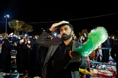 مراسم احیای شب قدر بیست و سوم ماه رمضان ۱۴۰۱ - حرم مطهر حضرت جعفر بن موسی کاظم معروف به «شاهرضا (ع)»