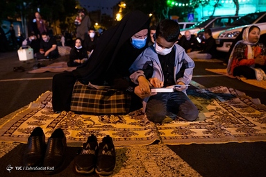 احیای شب بیست و سوم رمضان - حسینیه همدانی‌ها