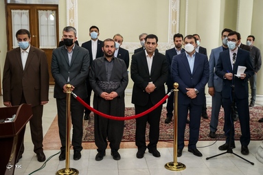 دیدار روسای مجلس ایران و عراق