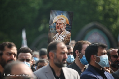 مراسم تشییع پیکر مرحوم «نادر طالب زاده»