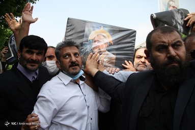 مراسم تشییع پیکر مرحوم «نادر طالب زاده»
