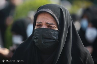 مراسم تشییع پیکر مرحوم «نادر طالب زاده»