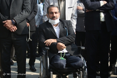 مراسم تشییع پیکر مرحوم «نادر طالب زاده»