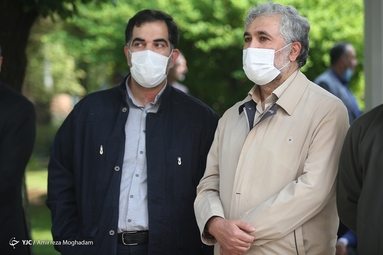 مراسم تشییع پیکر مرحوم «نادر طالب زاده»