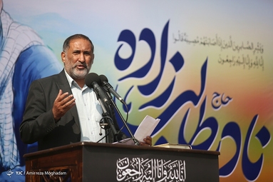 مراسم تشییع پیکر مرحوم «نادر طالب زاده»