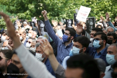 مراسم تشییع پیکر مرحوم «نادر طالب زاده»