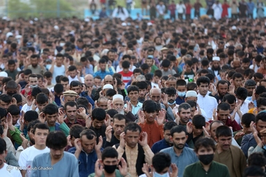 نماز عید و دید و بازدید اهل سنت - جزیره کیش