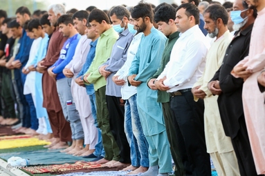 نماز عید و دید و بازدید اهل سنت - جزیره کیش