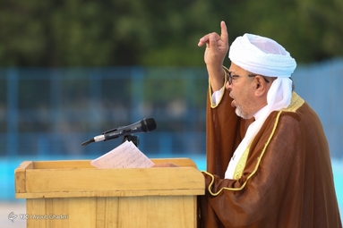 نماز عید و دید و بازدید اهل سنت - جزیره کیش