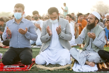نماز عید و دید و بازدید اهل سنت - جزیره کیش