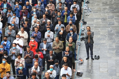اقامه نماز عید سعید فطر - حرم مطهر رضوی