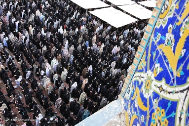 اقامه نماز عید سعید فطر - حرم مطهر رضوی