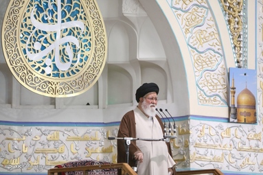 اقامه نماز عید سعید فطر - حرم مطهر رضوی